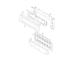 Frigidaire CGEF308TNF2 backguard diagram