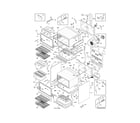 Frigidaire CGEF308TNF2 body diagram