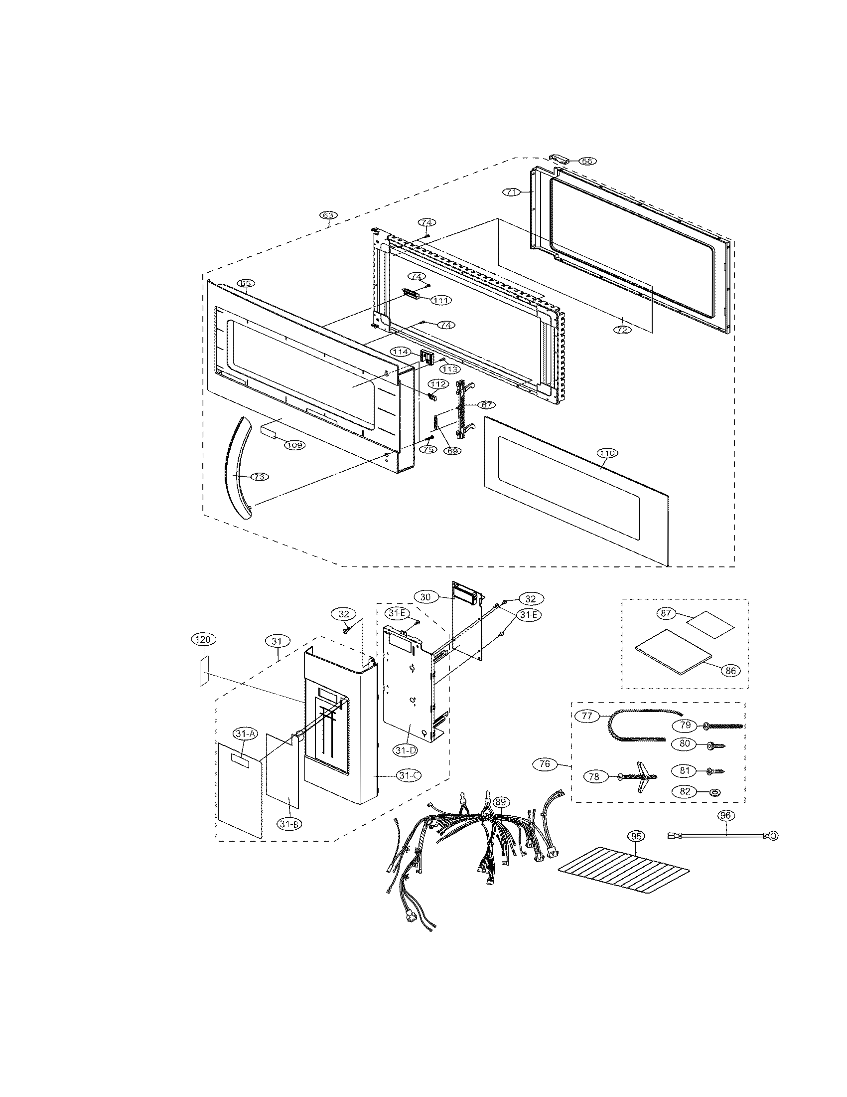 CONTROL PANEL,DOOR,MISCELLANEOUS