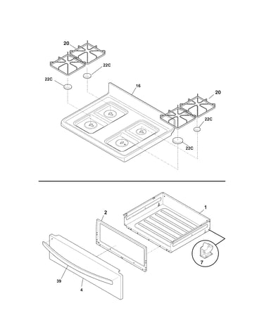 Top/drawer