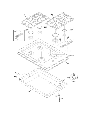 Cook top