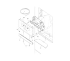 Frigidaire LGHB2867PF2 controls & ice dispenser diagram