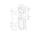 Frigidaire FFTR1715LWH doors diagram