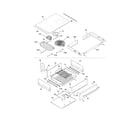Frigidaire CPES3085PFB top/drawer diagram