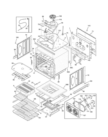 Upper oven