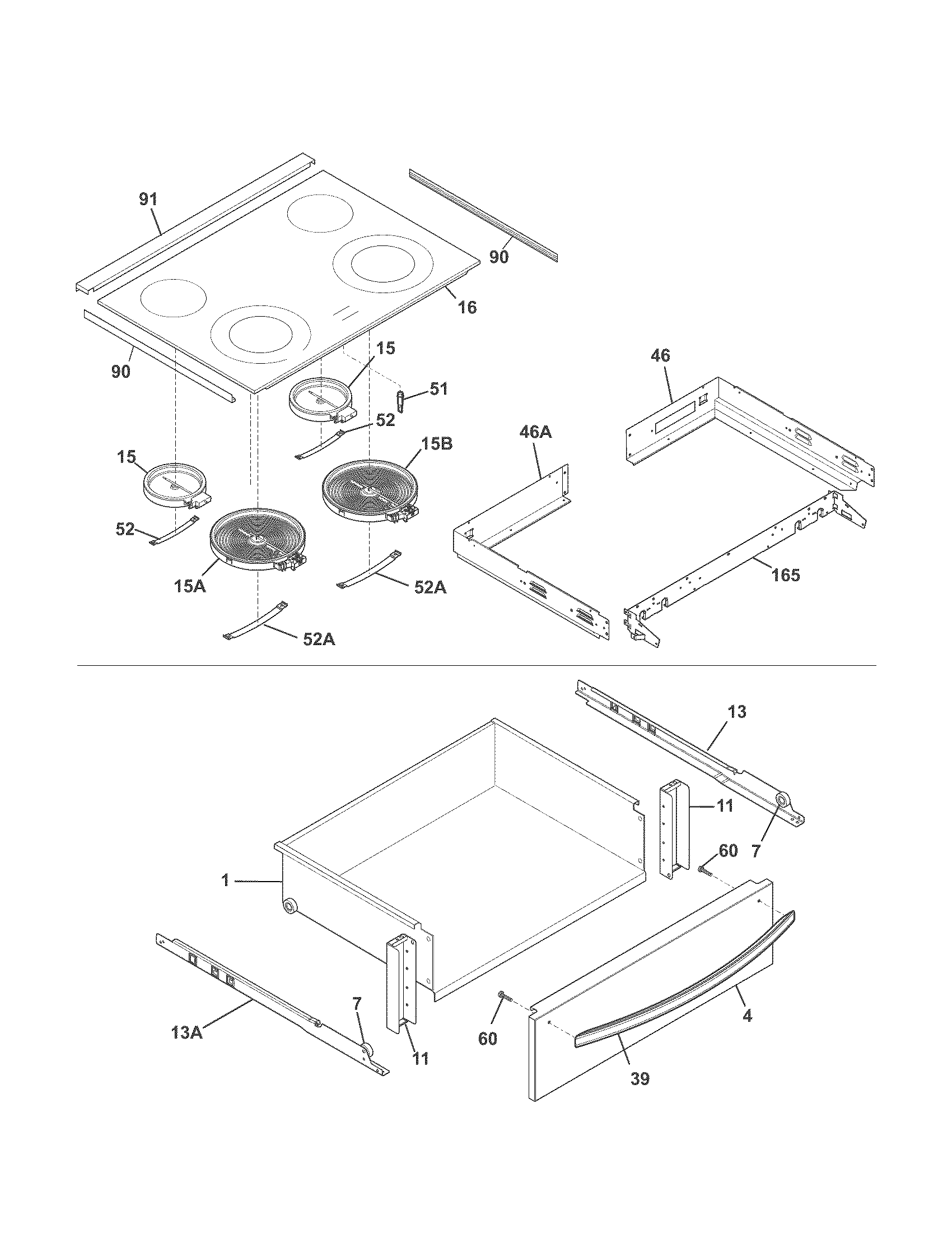 Top/drawer
