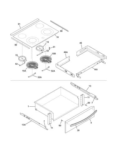 Top/drawer