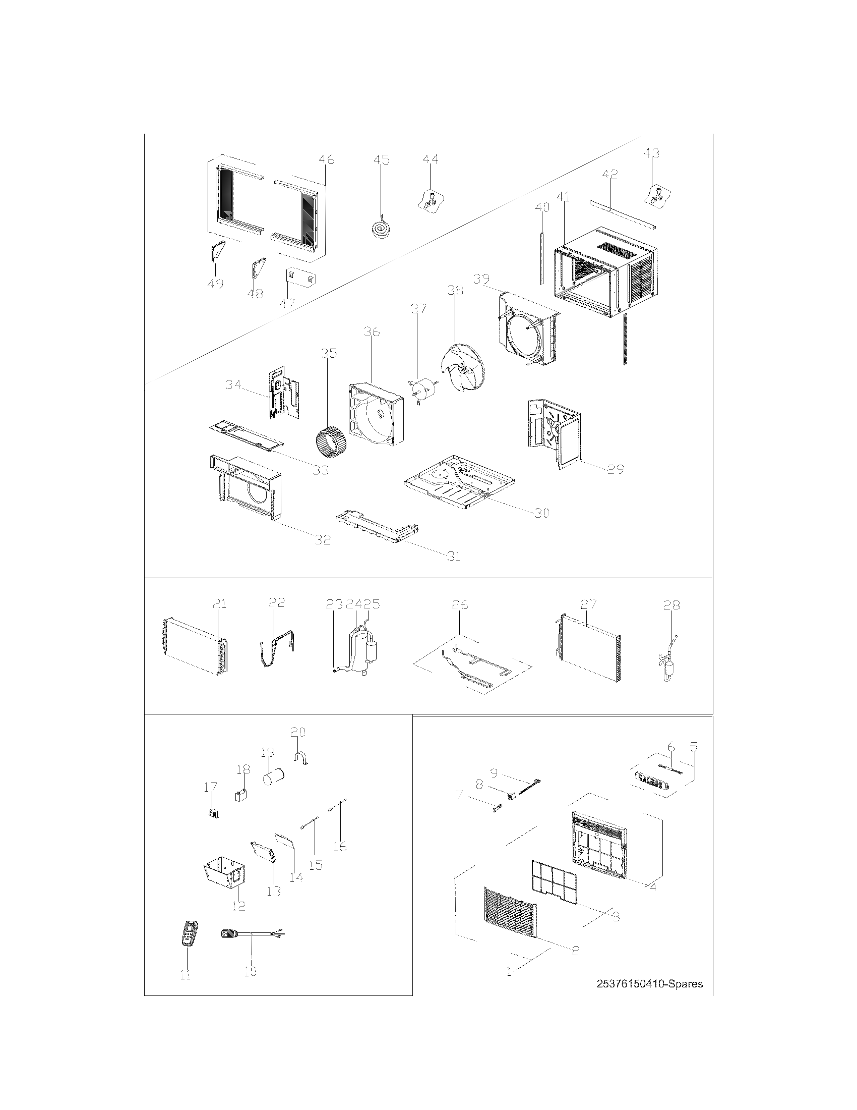 Recommended spare parts