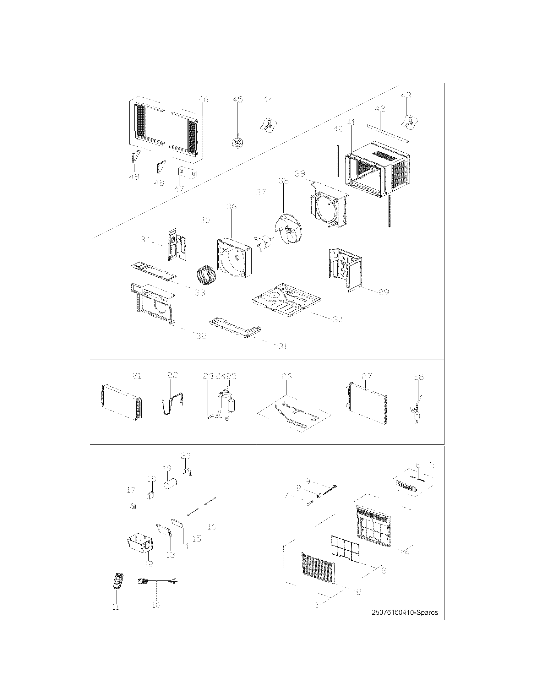 Recommended spare parts