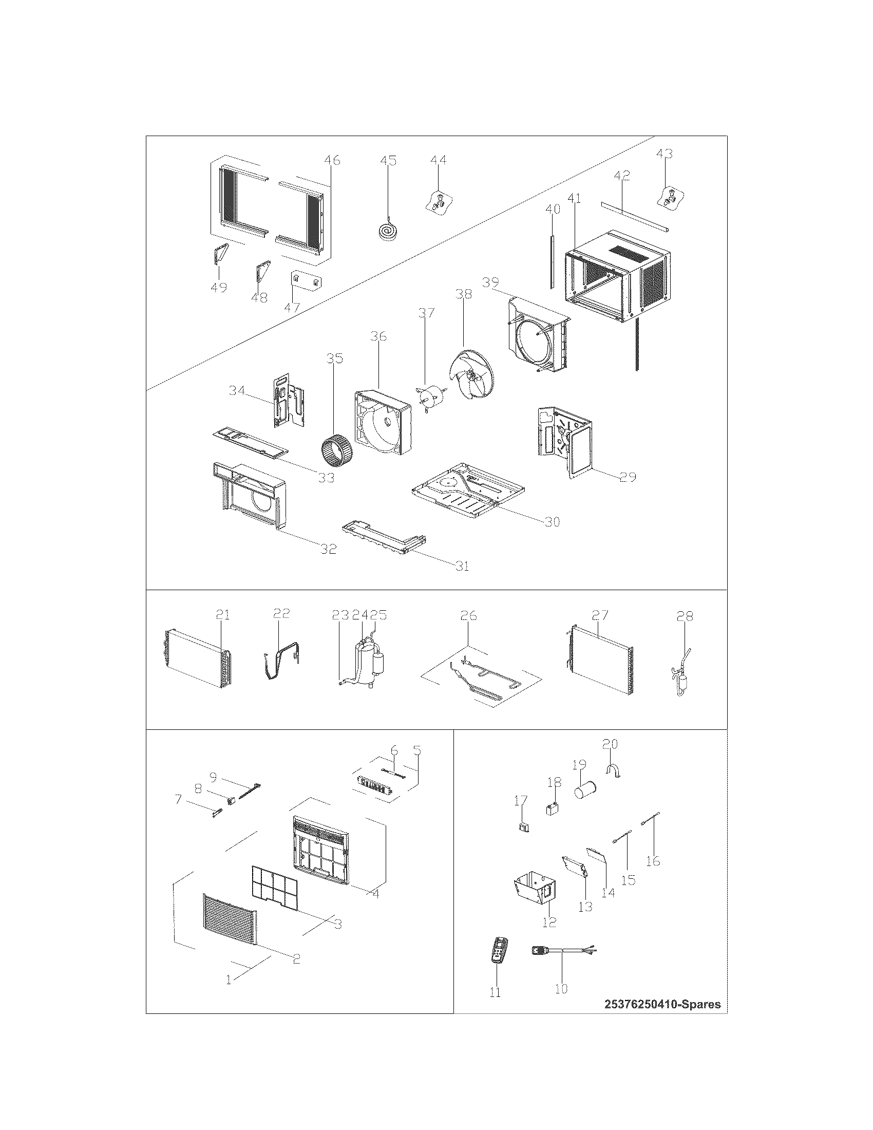 Recommended spare parts