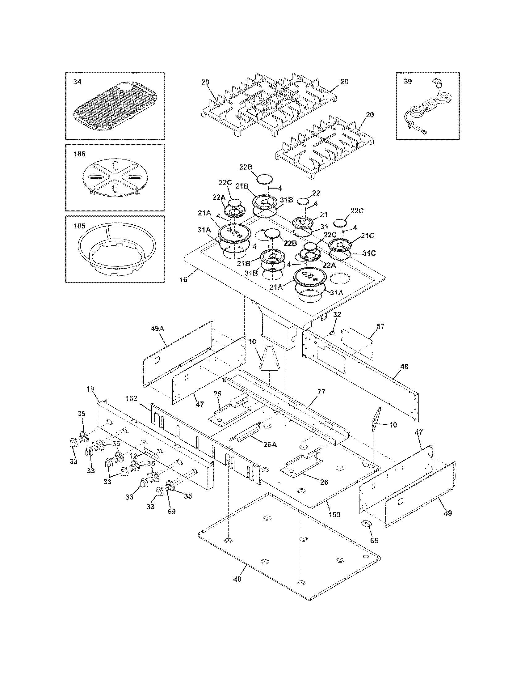 Cook top