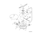 Frigidaire FFBD2406NW2A motor & pump diagram