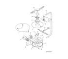 Frigidaire FFBD2408NW1A motor & pump diagram