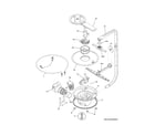 Frigidaire FPHD2485NF2A motor & pump diagram