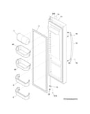 Refrigerator door