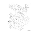 Frigidaire FFHS2622MWG ice container diagram