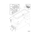 Kenmore Elite 25316582105 cabinet diagram