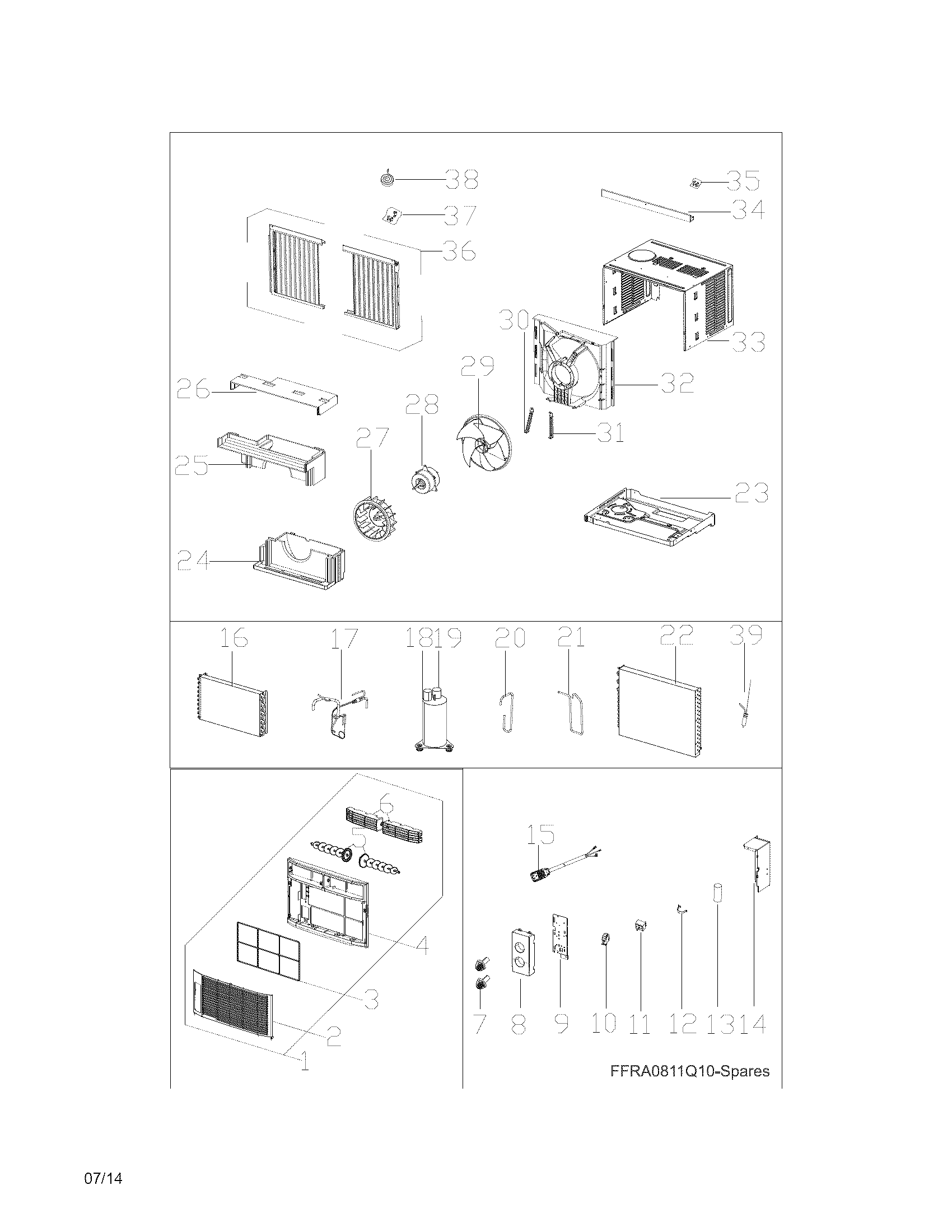 Recommended spare parts