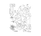 Frigidaire CGEF3040PFB body diagram