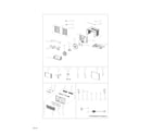 Crosley CAE08EHQ10 recommended spare parts diagram