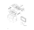 Electrolux EI23BC35KB8 freezer drawer, baskets diagram