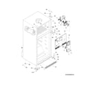 Frigidaire FFTR1521QW0 cabinet diagram