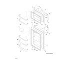 Frigidaire FFHT1826PS1 doors diagram