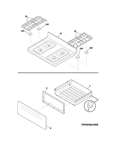 Top/drawer