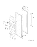 Refrigerator door