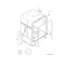 Frigidaire FFBD2411NS3A tub diagram