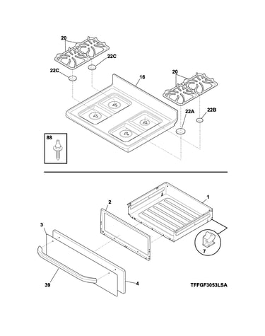 Top/drawer