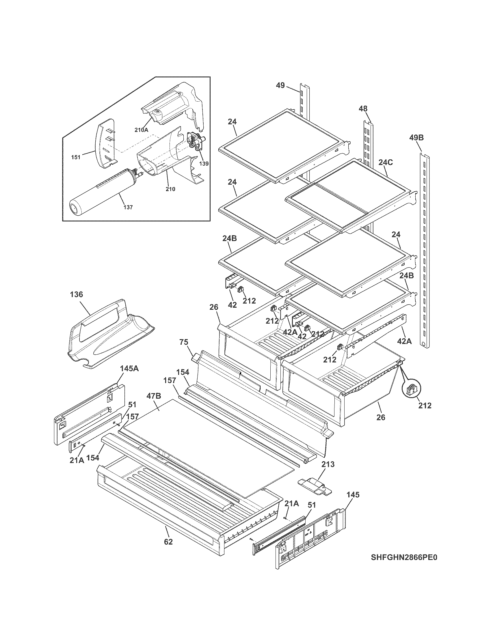 SHELVES