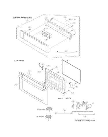 Control panel/door/miscellaneous