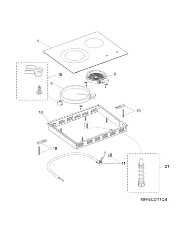 Main top/surface units