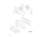 Frigidaire DGGF3054KFT backguard diagram