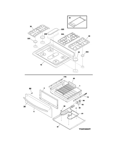 Top/drawer