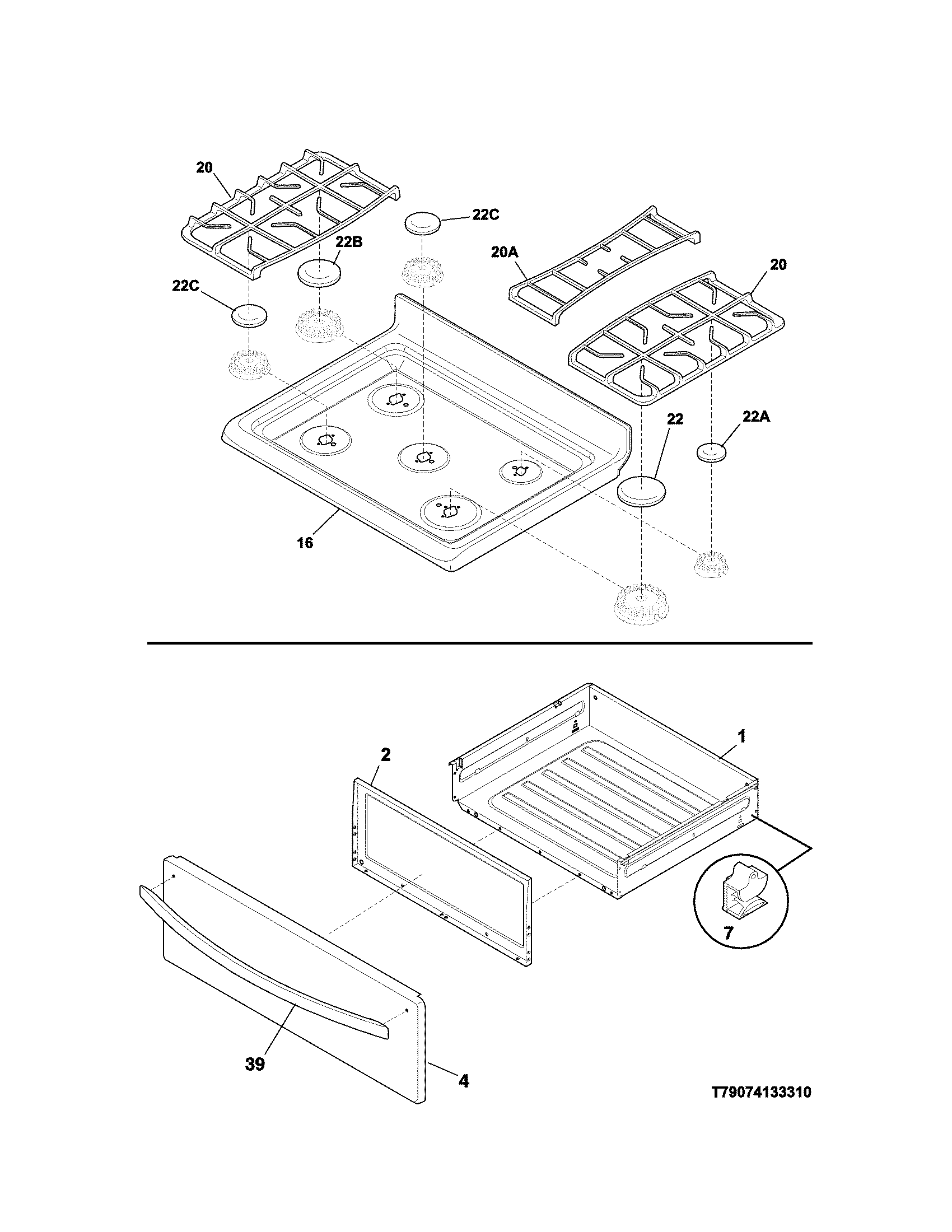 Top/drawer