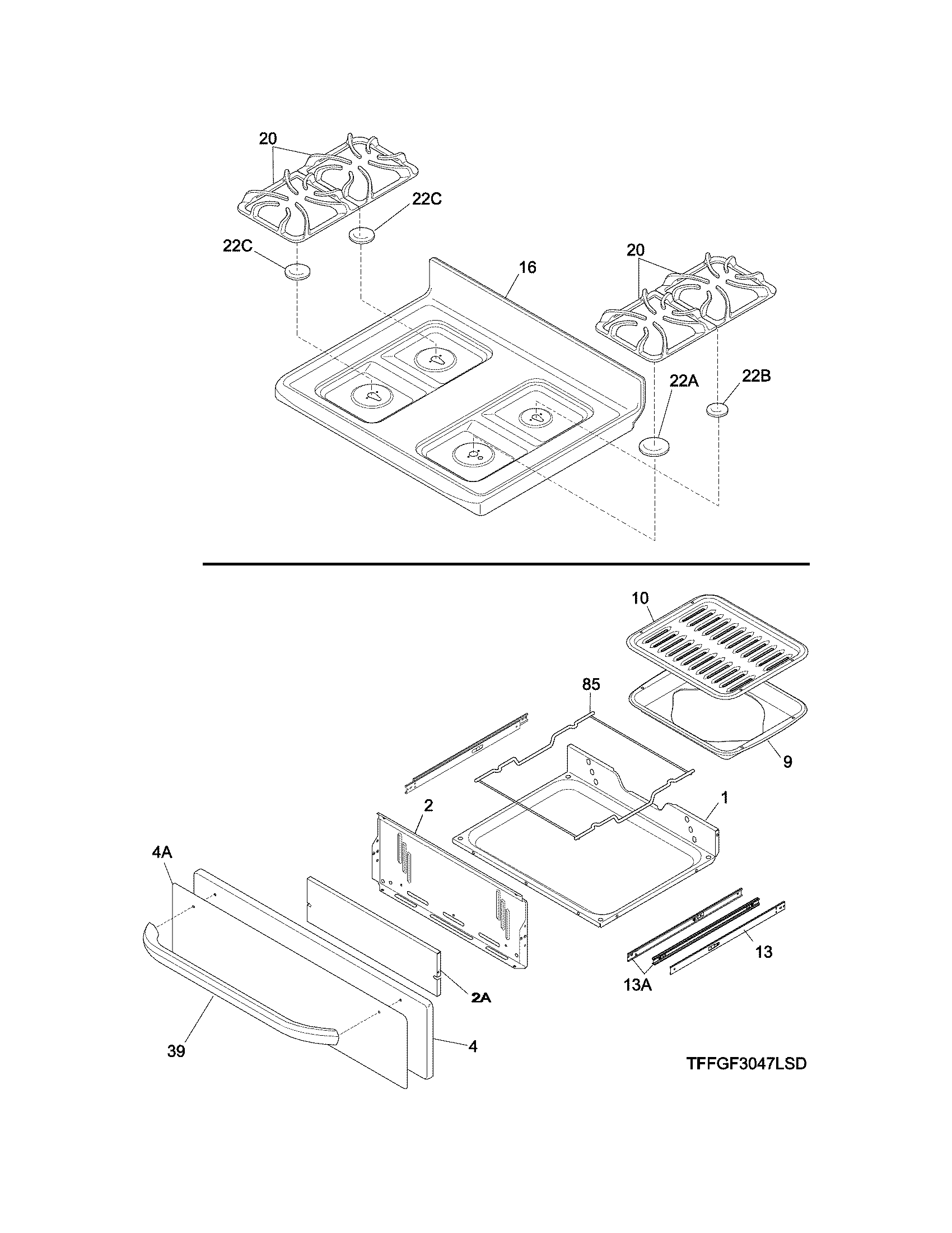 Top/drawer