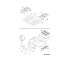 Frigidaire FFGF3015LWE top/drawer diagram