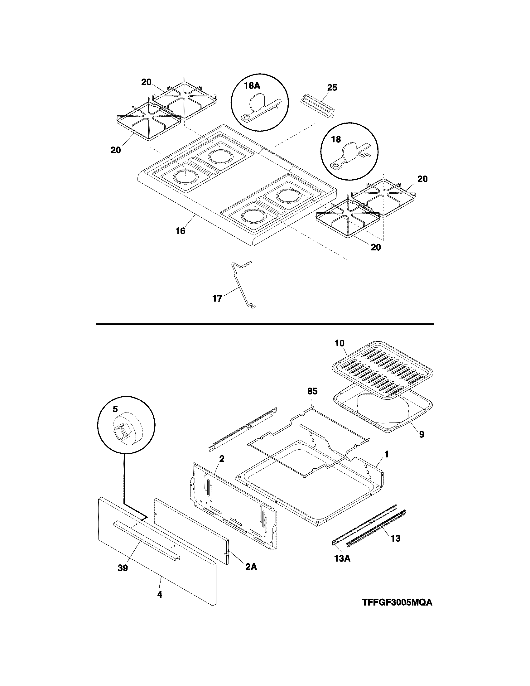 Top/drawer