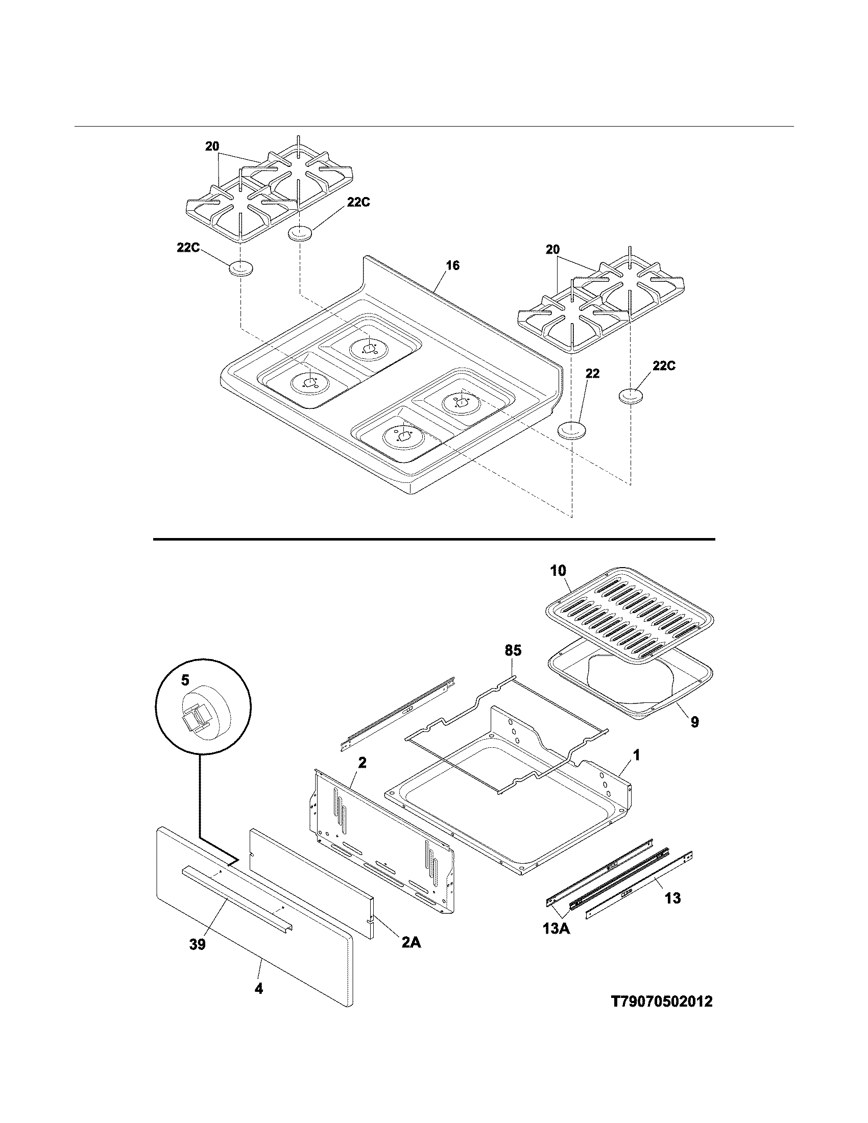 Top/drawer