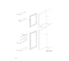 Frigidaire FFHT10F2LW doors diagram