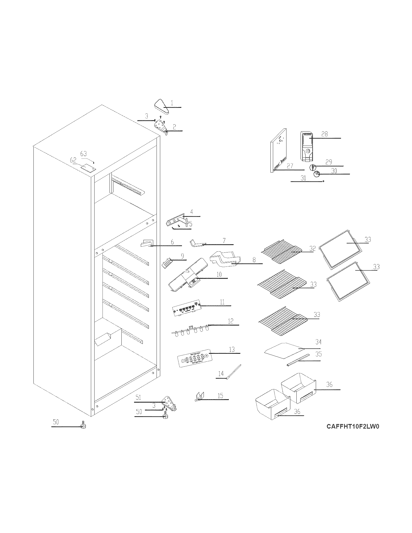 Cabinet/controls