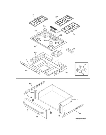 Top/drawer