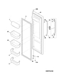 Refrigerator door