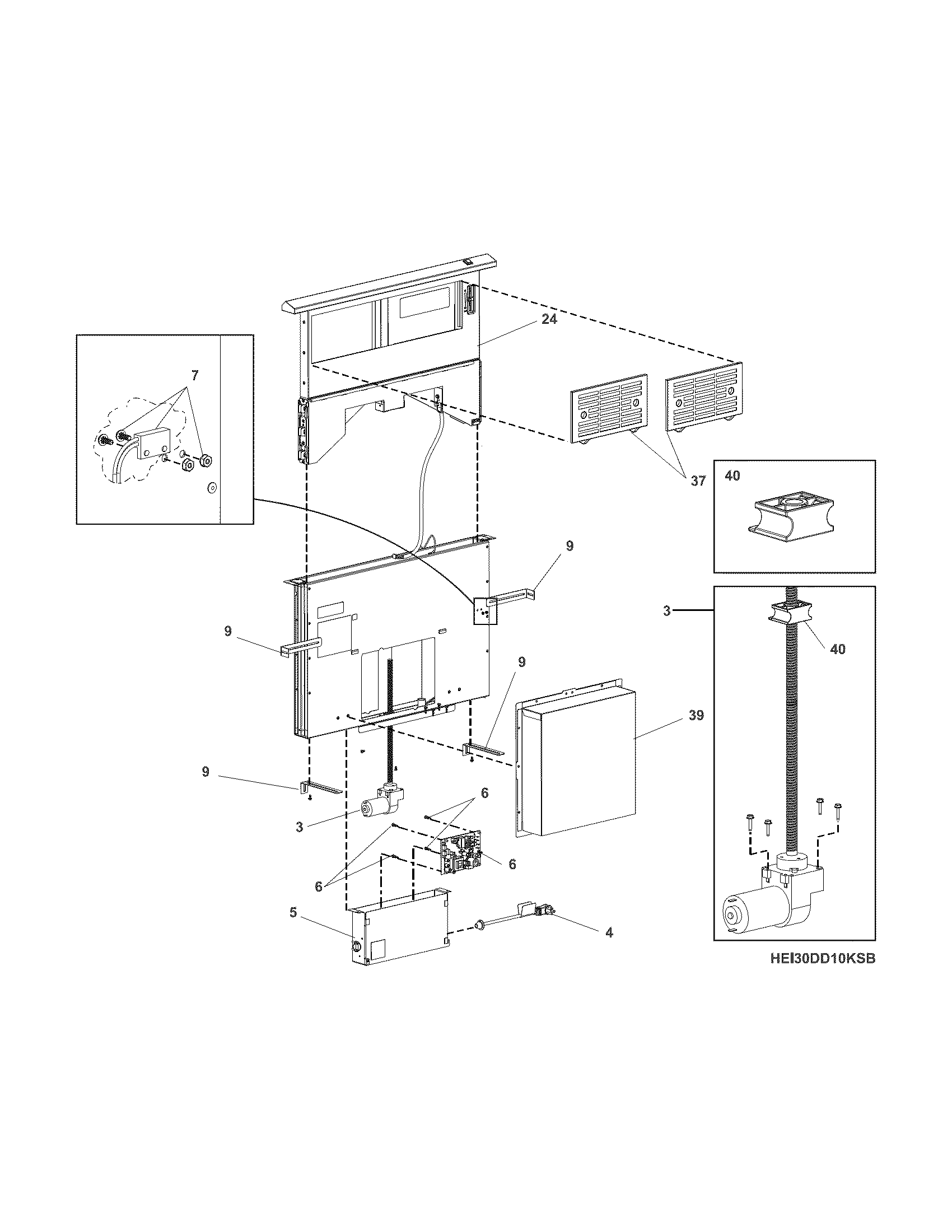 Body/motor parts