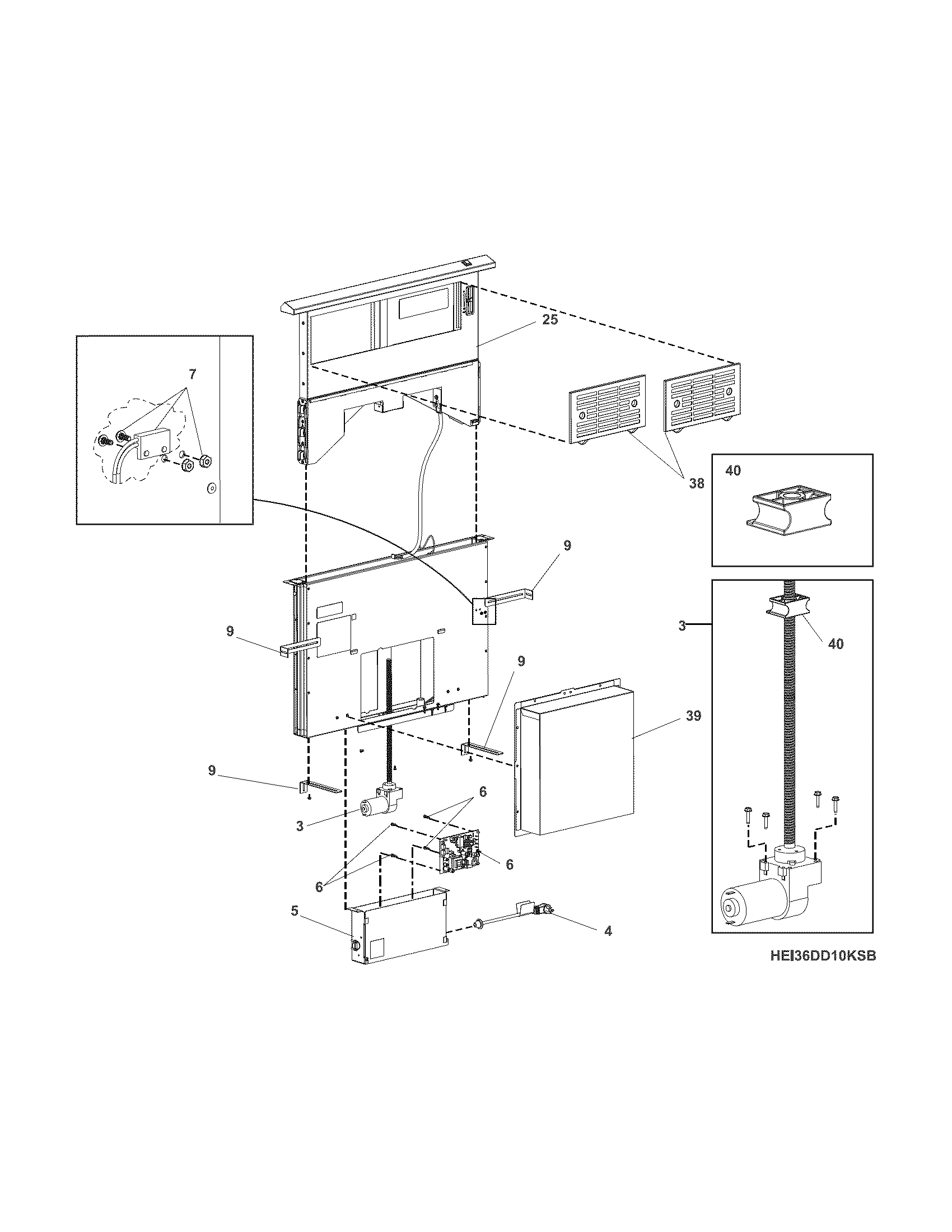 Body/motor parts