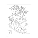 Kenmore 79032559410 main top diagram