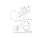 Kenmore 25378899016 ice maker diagram