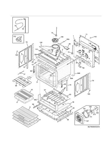 Upper oven